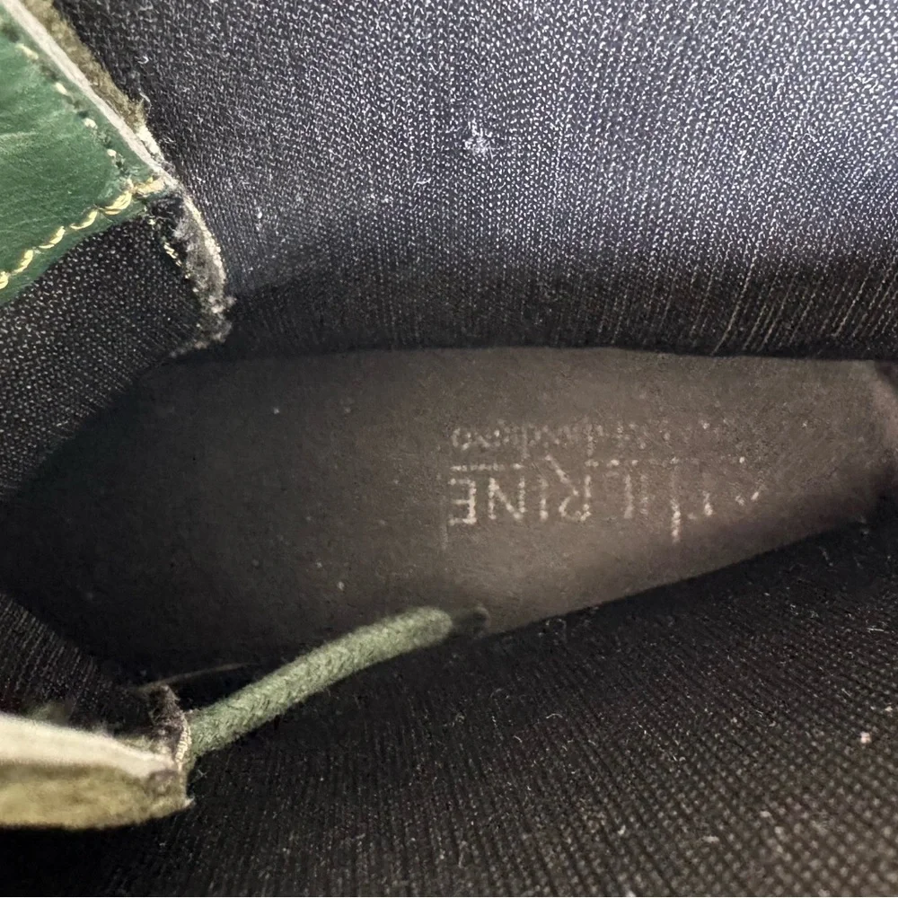 Green Lace-Up Boots - Picture 8 of 8